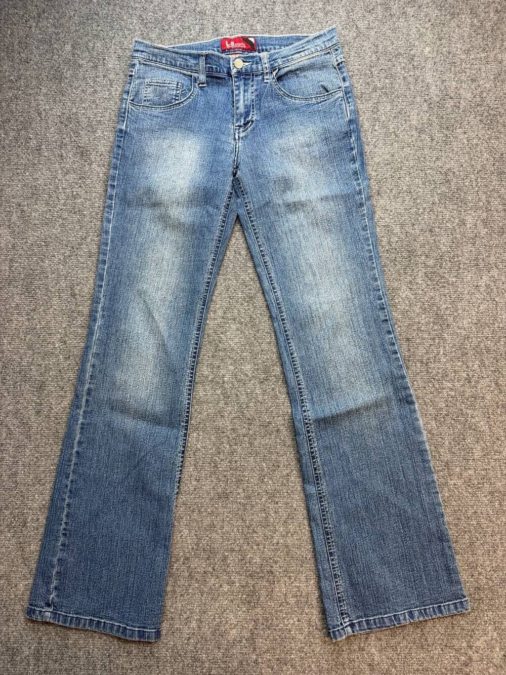 Vintage Y2K L9 Jeanswear Women’s Juniors Size 7 Blue Bootcut Jeans Low Rise